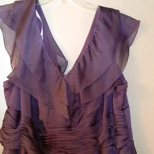 Full length mother of the bride dress.